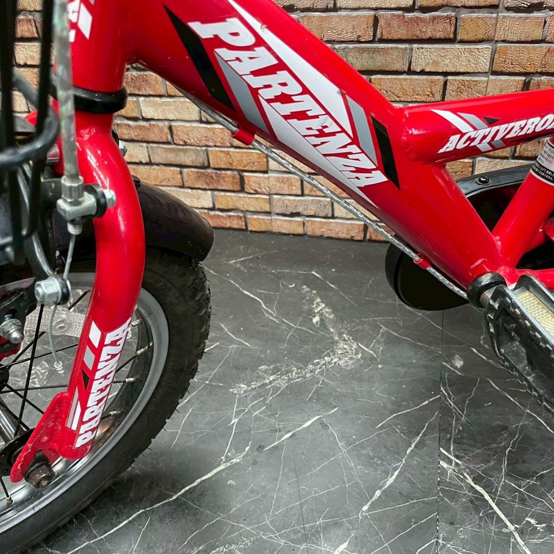 【120】子供用自転車 子供車 PARTENZA レッド 14インチ シングル