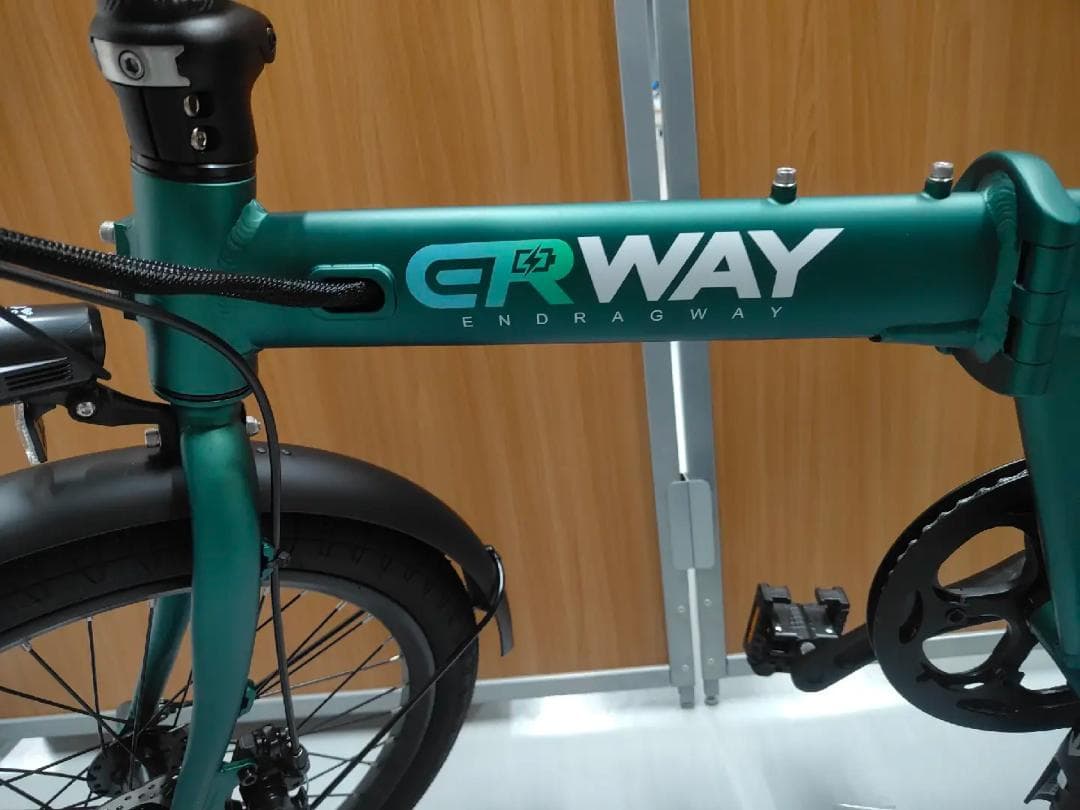 【新生活応援セール開催中！】折り畳み電動アシスト自転車ERWAY A01グリーン