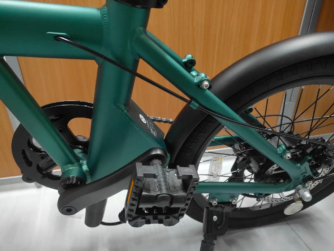 【新生活応援セール開催中！】折り畳み電動アシスト自転車ERWAY A01グリーン