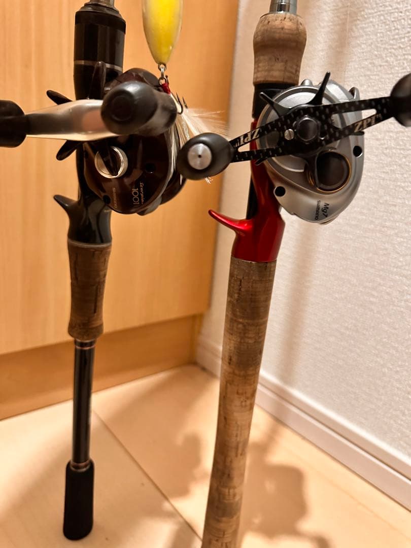バス釣り　タックル　スピニング　ベイト