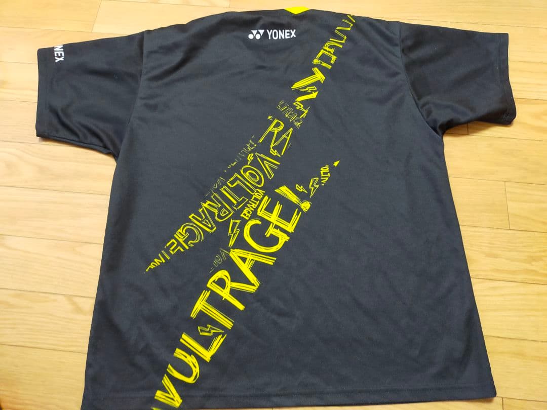 YONEX VOLTRAGE 限定Tシャツ M ブラック/イエロー