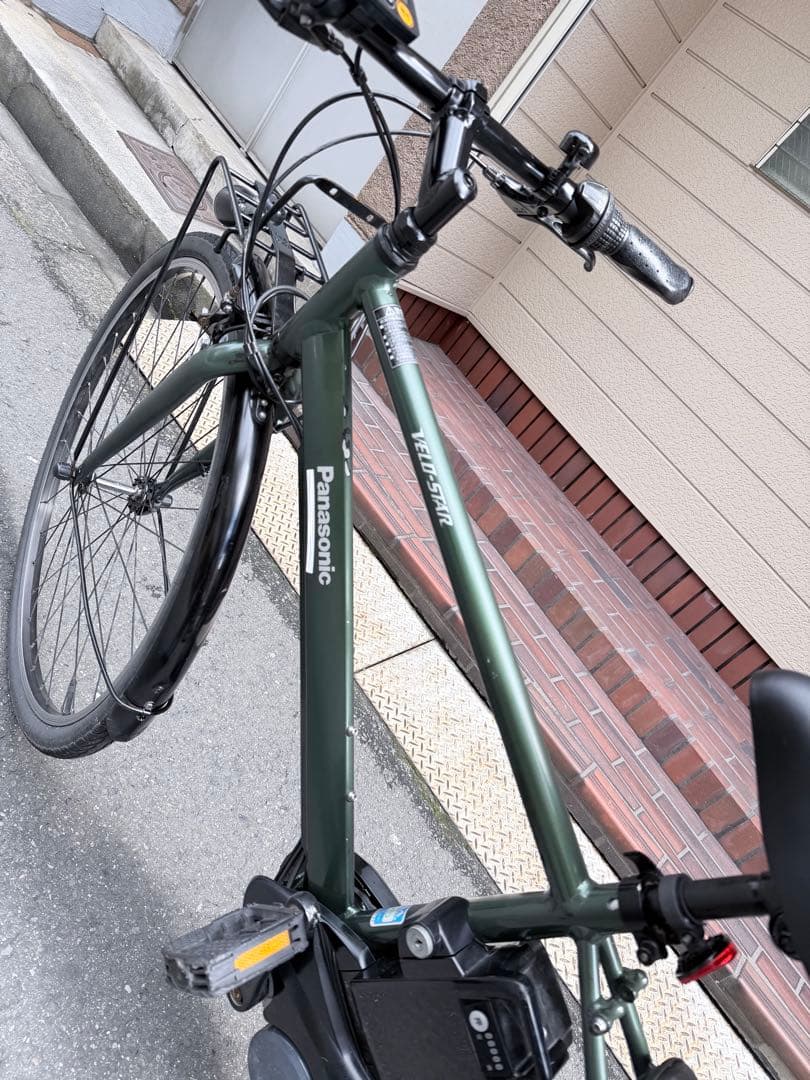大阪府　パナソニック　スポーツ　 電動アシスト自転車 オリーブグリーン
