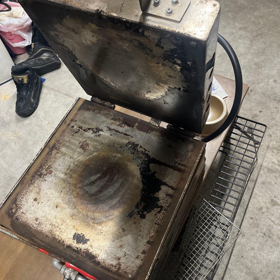 いか焼き器 / イカ焼き機 業務用 プレス式 プロパンガス/LPガス用