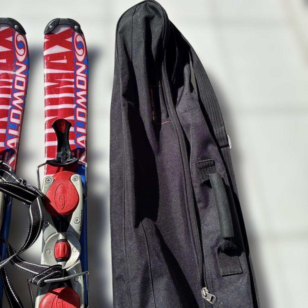 送料込み❗ salomon ショートスキー 専用ケース付き