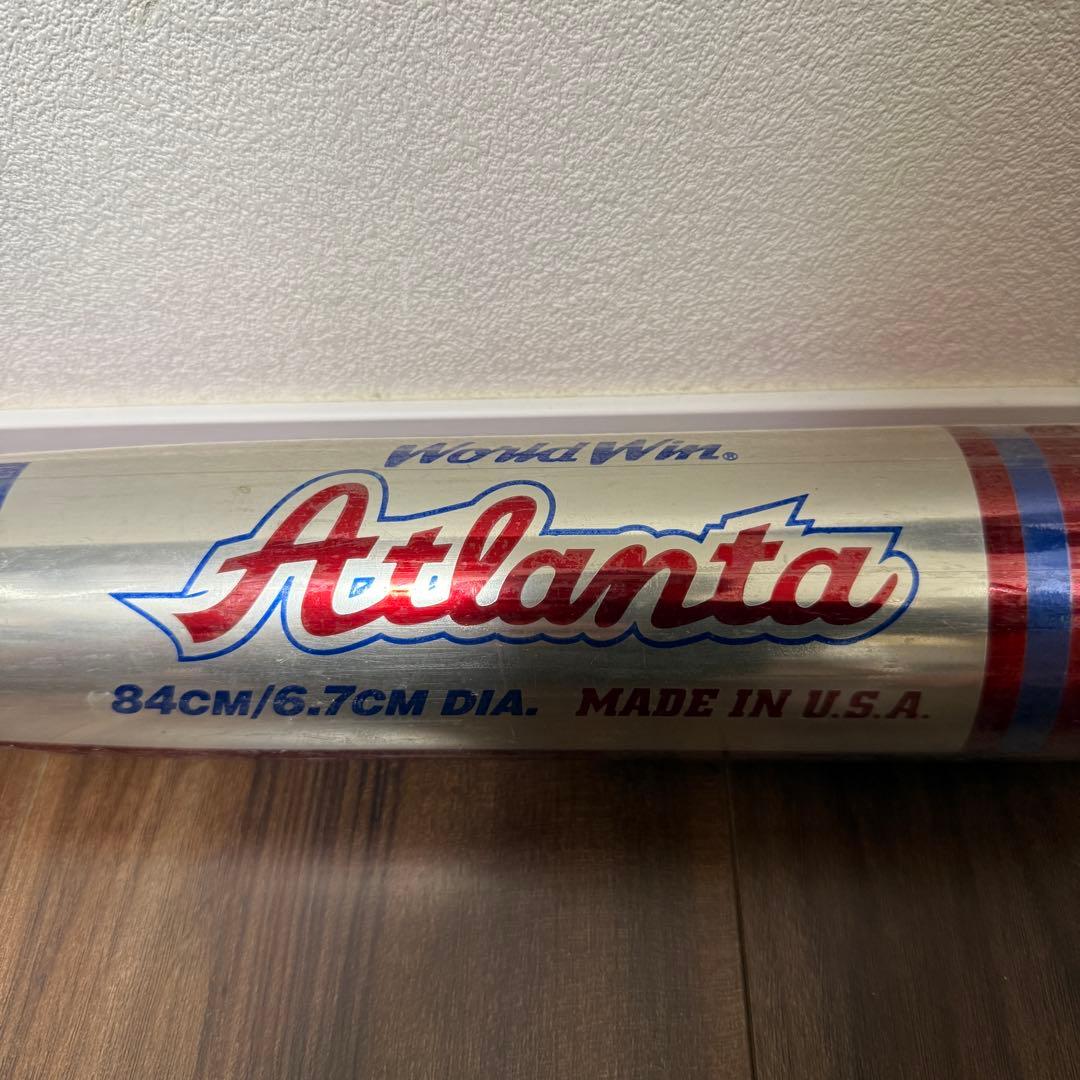 新品 ミズノ 軟式バット Atlanta 84cm 激レア 米国製 アルミ合金