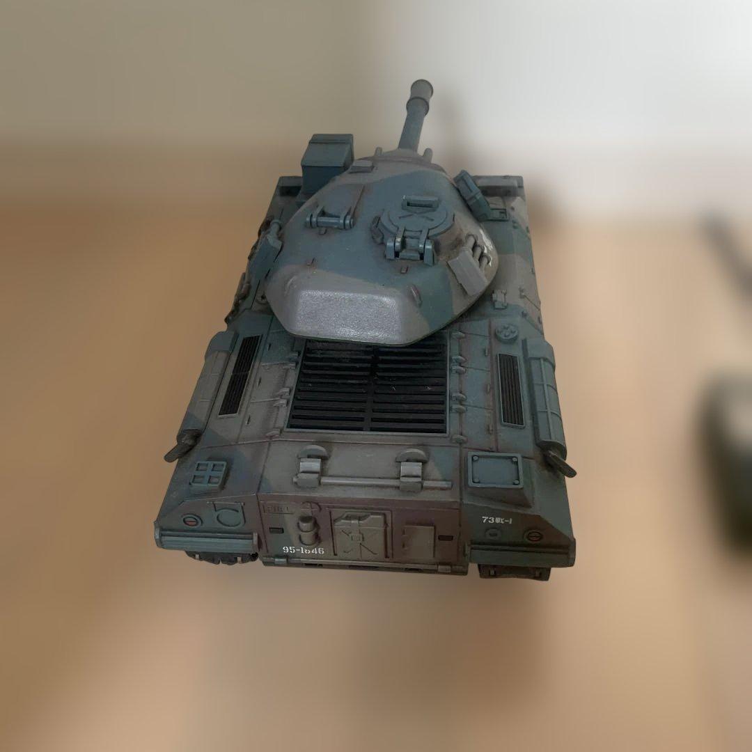 京商★陸上自衛隊74式戦車ウェザリング仕様？★動作確認未確認ラジコン送料無料