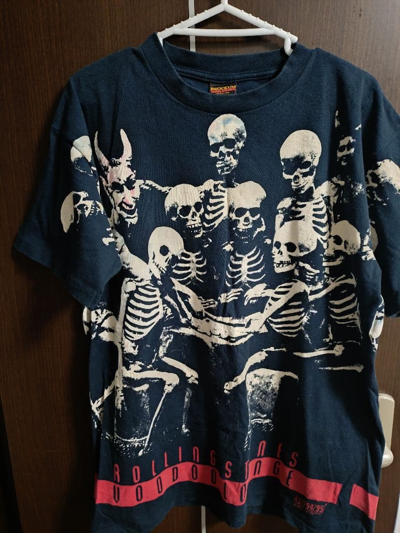 90s ローリングストーンズ Voodoo Lounge 総柄 Tシャツ L