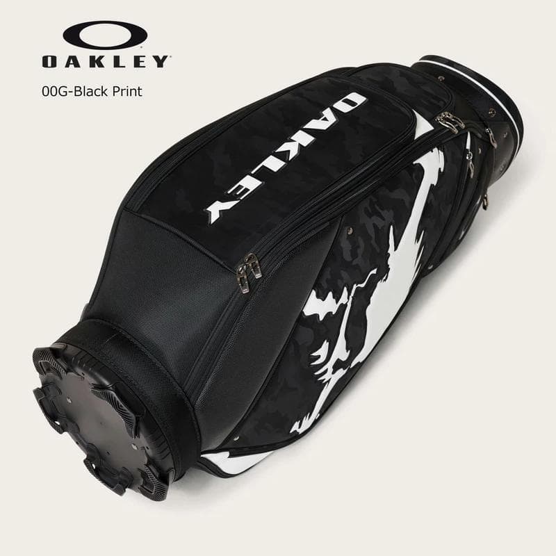 新品 オークリー OAKLEY スカル ゴルフ キャディバッグ ブラックプリント
