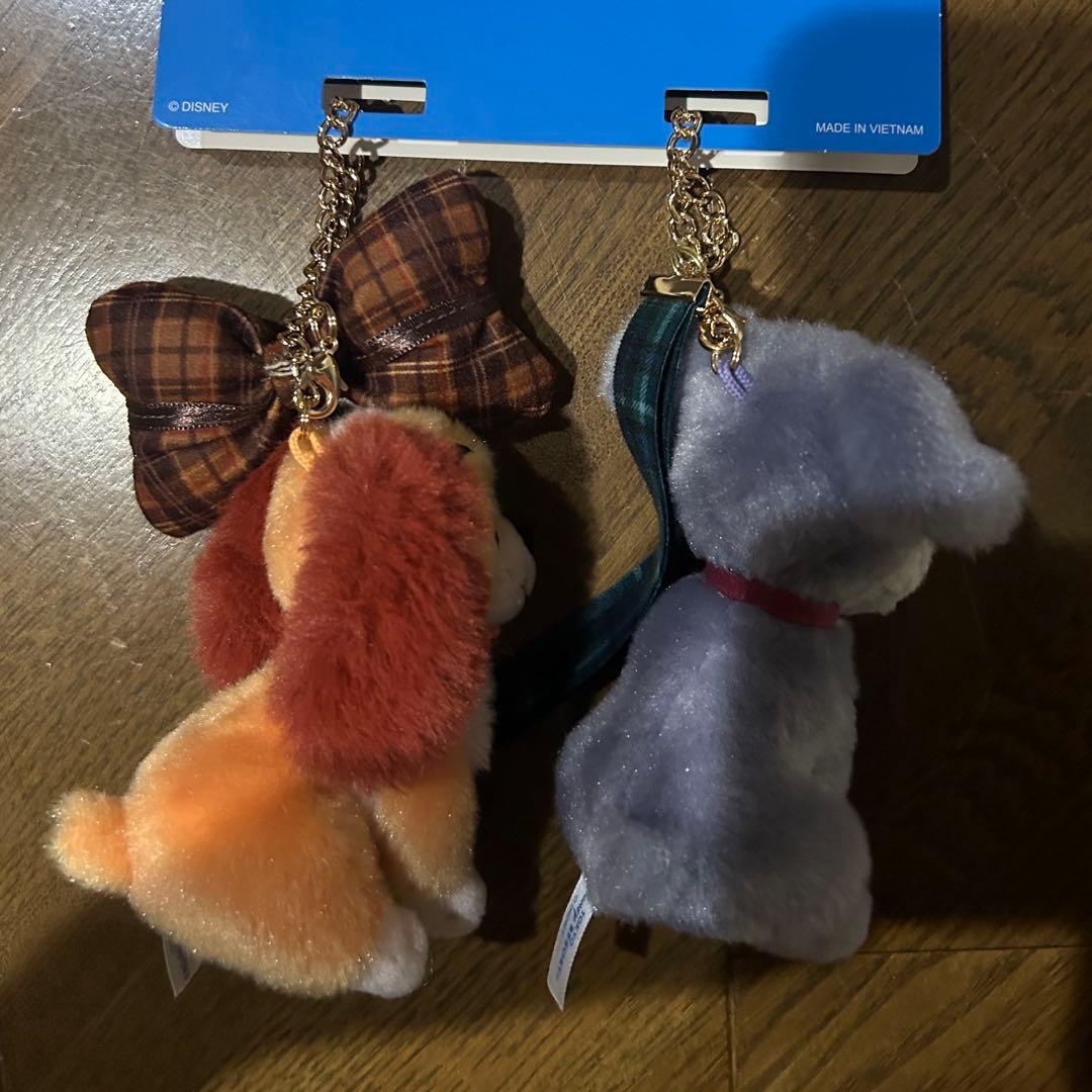 わんわん物語 レディ トランプ ぬいぐるみチャーム キーチェーン ディズニー