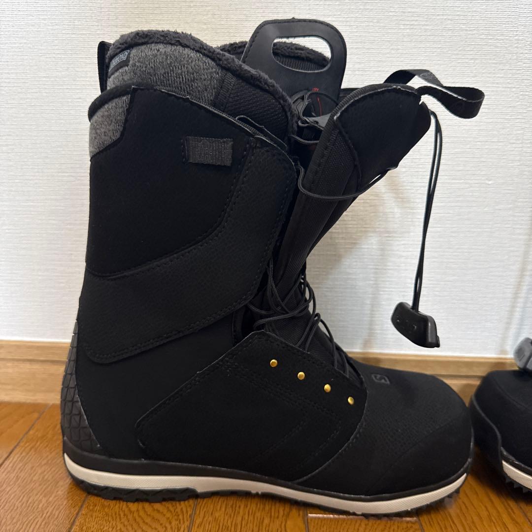 草*剣様 Salomon スノーボードブーツ ブラック&ブーツバッグ赤