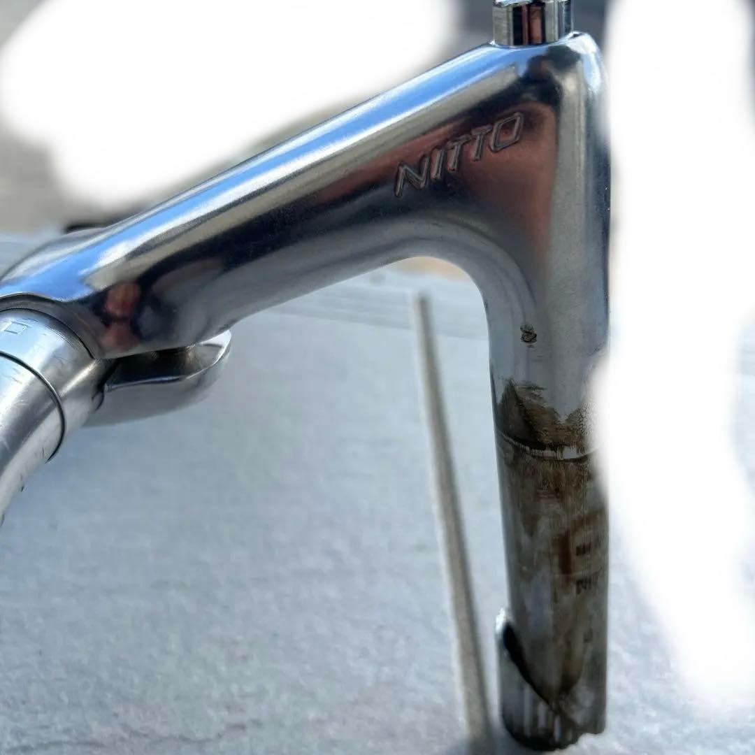 NITTO ブルホーンハンドル、ステムセット