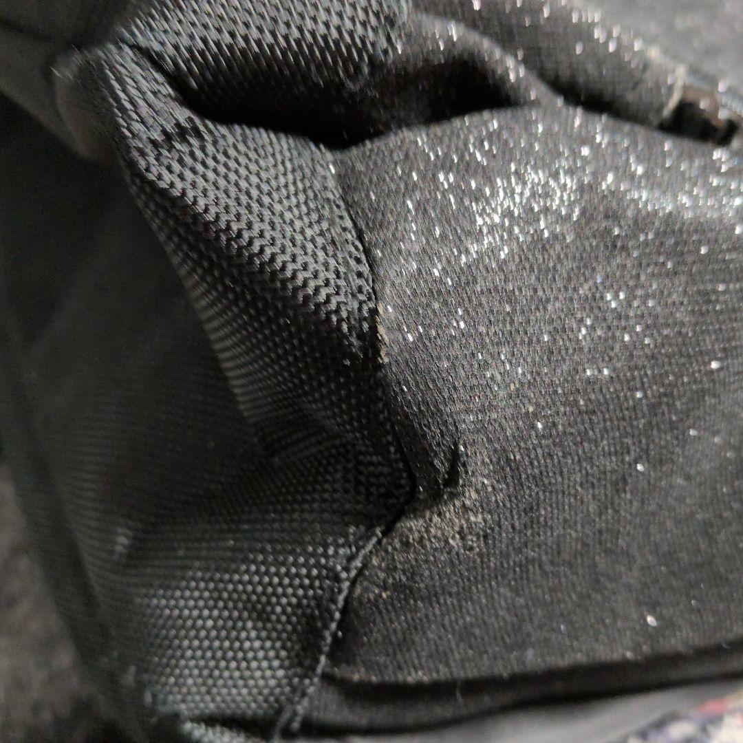 NFINITY バックパック スパークル　チアリュック　ブラック×ゴールド