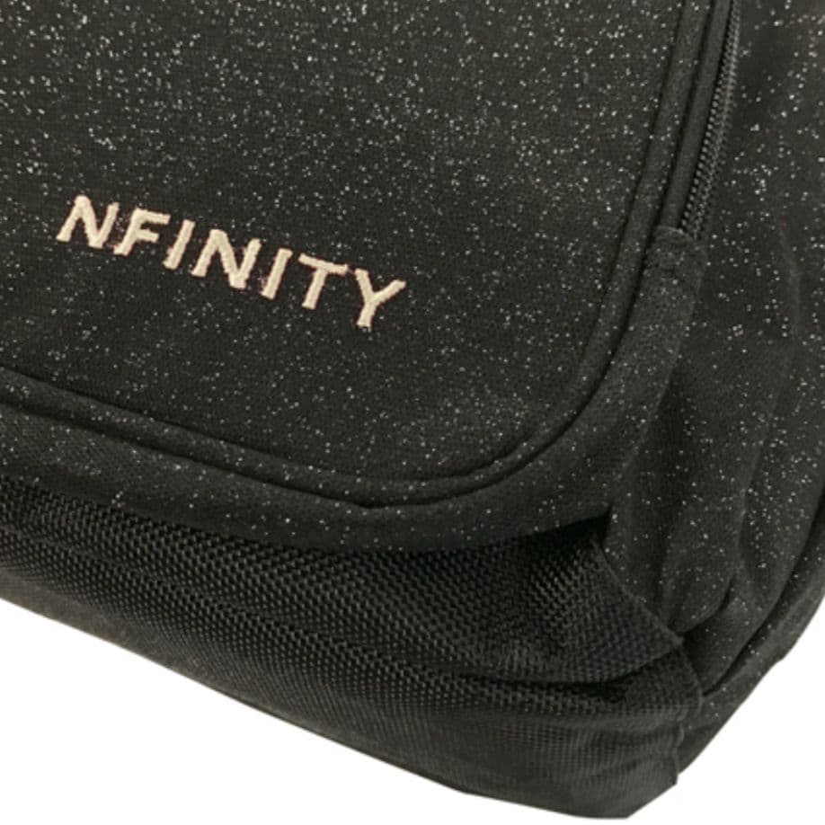 NFINITY バックパック スパークル　チアリュック　ブラック×ゴールド