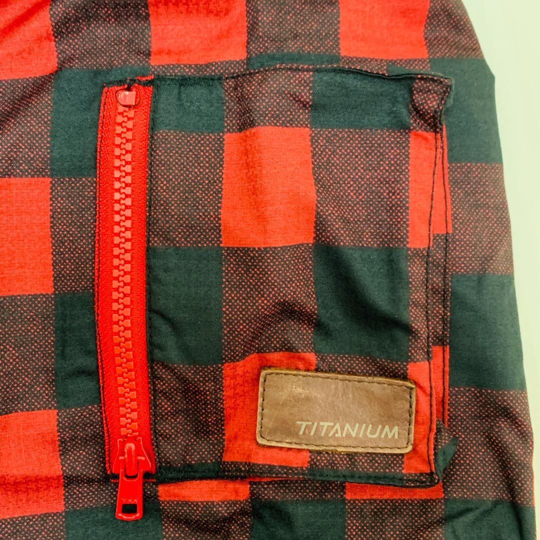 Columbia TITANIUM チェック柄 スノボ スキーウェア M 防寒