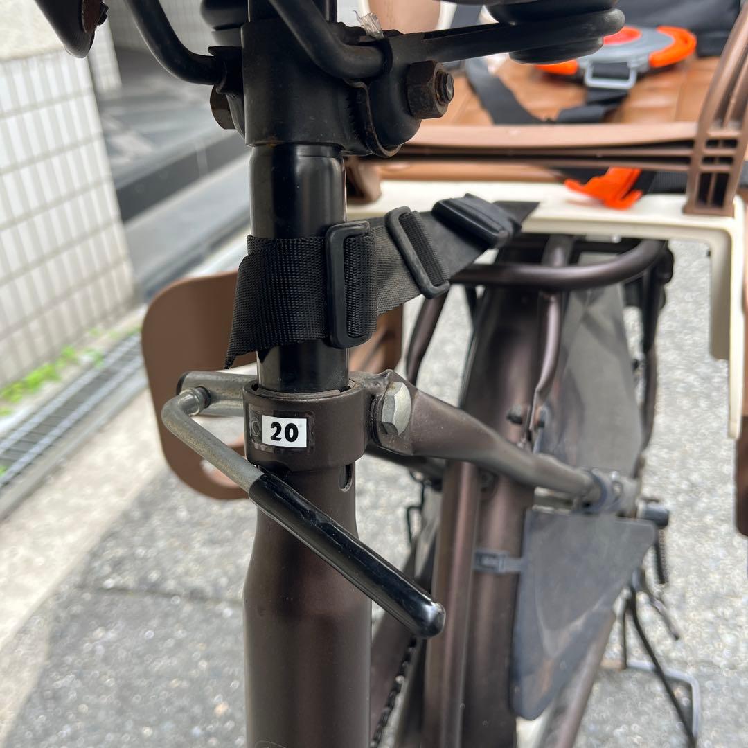 【引き取り限定】非電動チャイルドシート付き 自転車