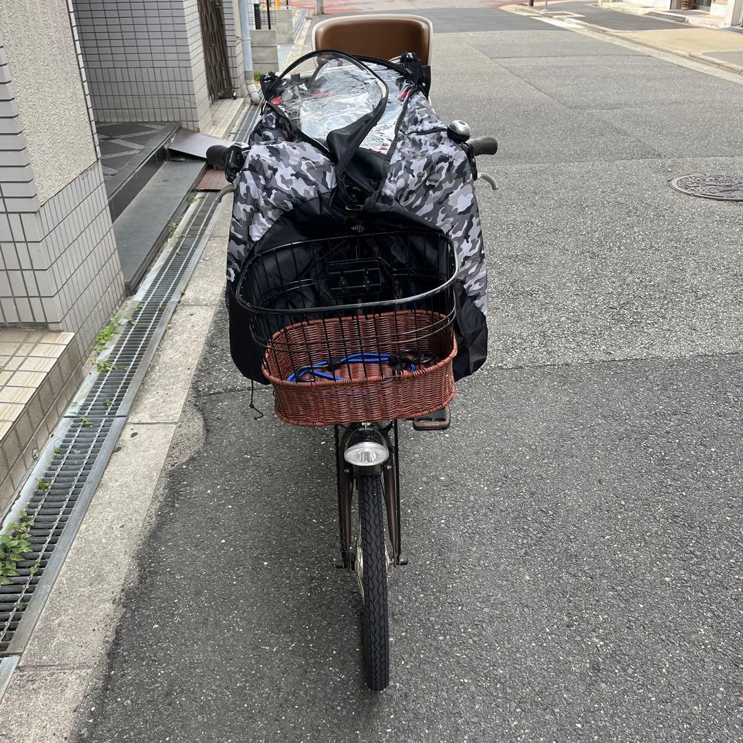 【引き取り限定】非電動チャイルドシート付き 自転車