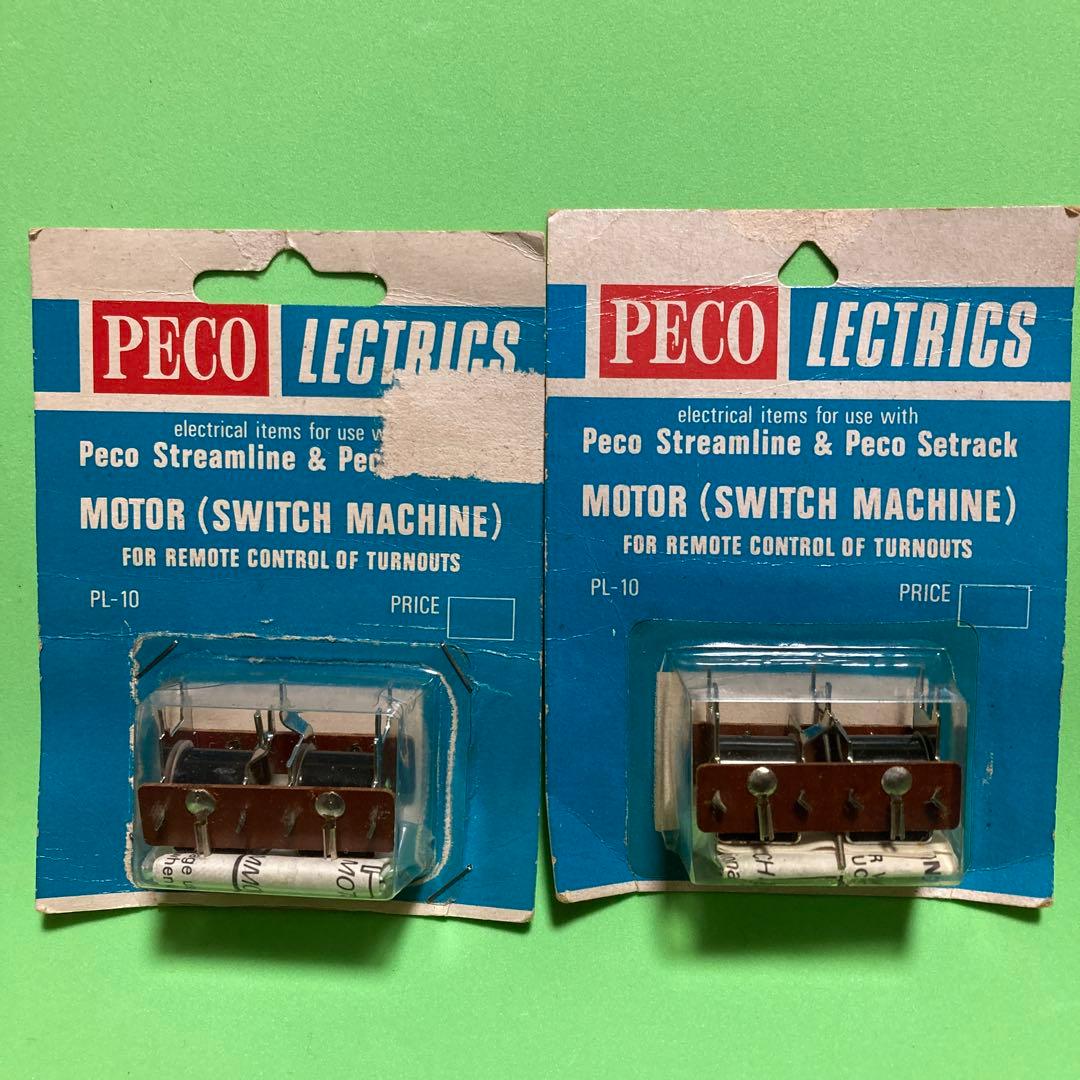 PECO SL-E399Fスリーウェイポイントとポイントマシン2個