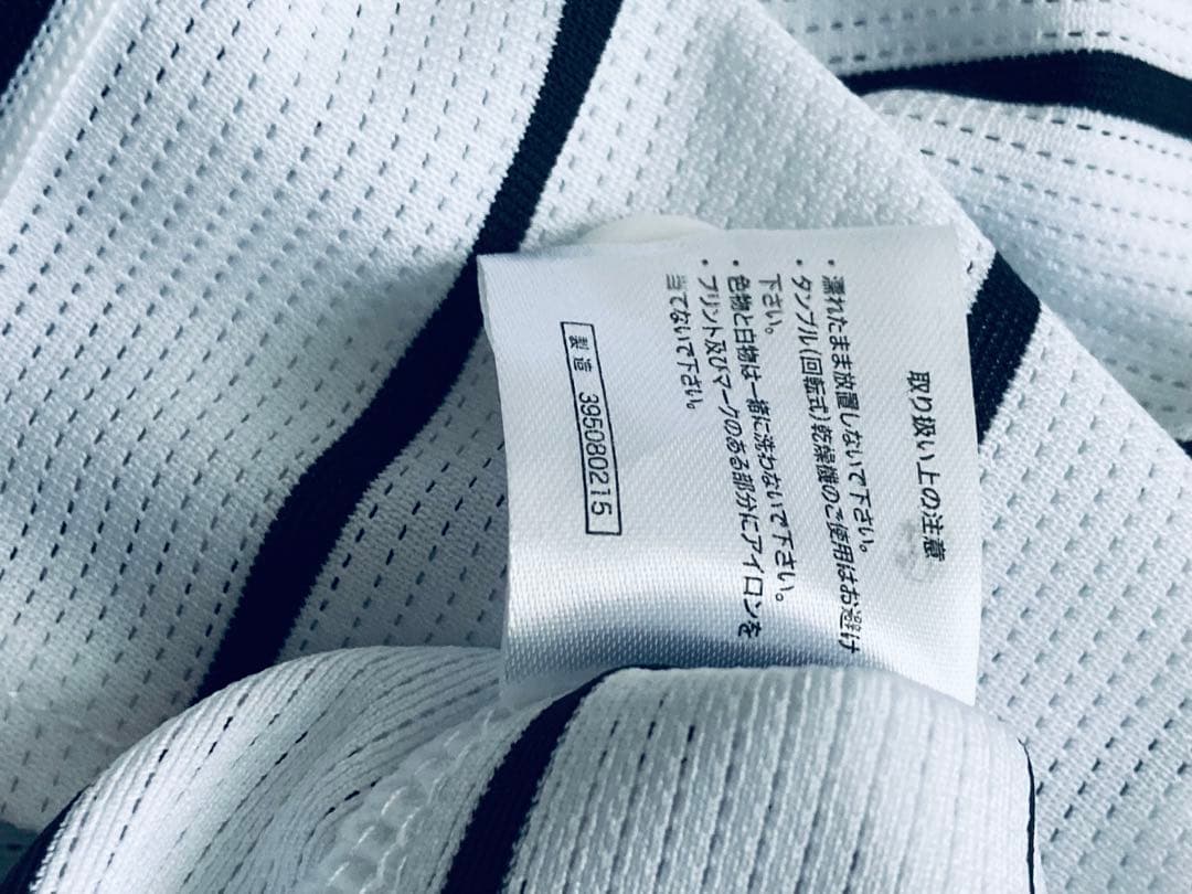 阪神タイガース 狩野　80周年ワッペン付き　ユニフォームL 刺繍　狩野恵輔ミズノ
