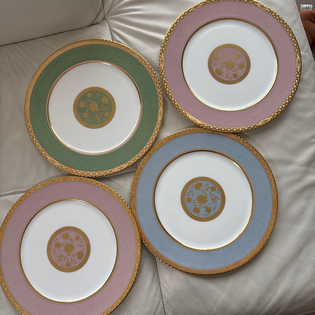 Noritake ノリタケ ボーンチャイナヨシノ　大皿 陶磁器 食器4枚セット