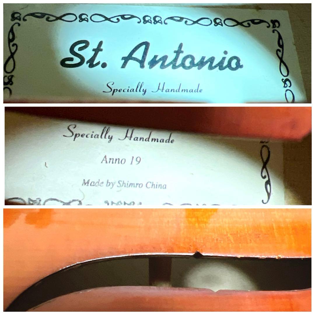 【美品】St.antonio 4/4 バイオリン 新品弓付属　フルサイズ