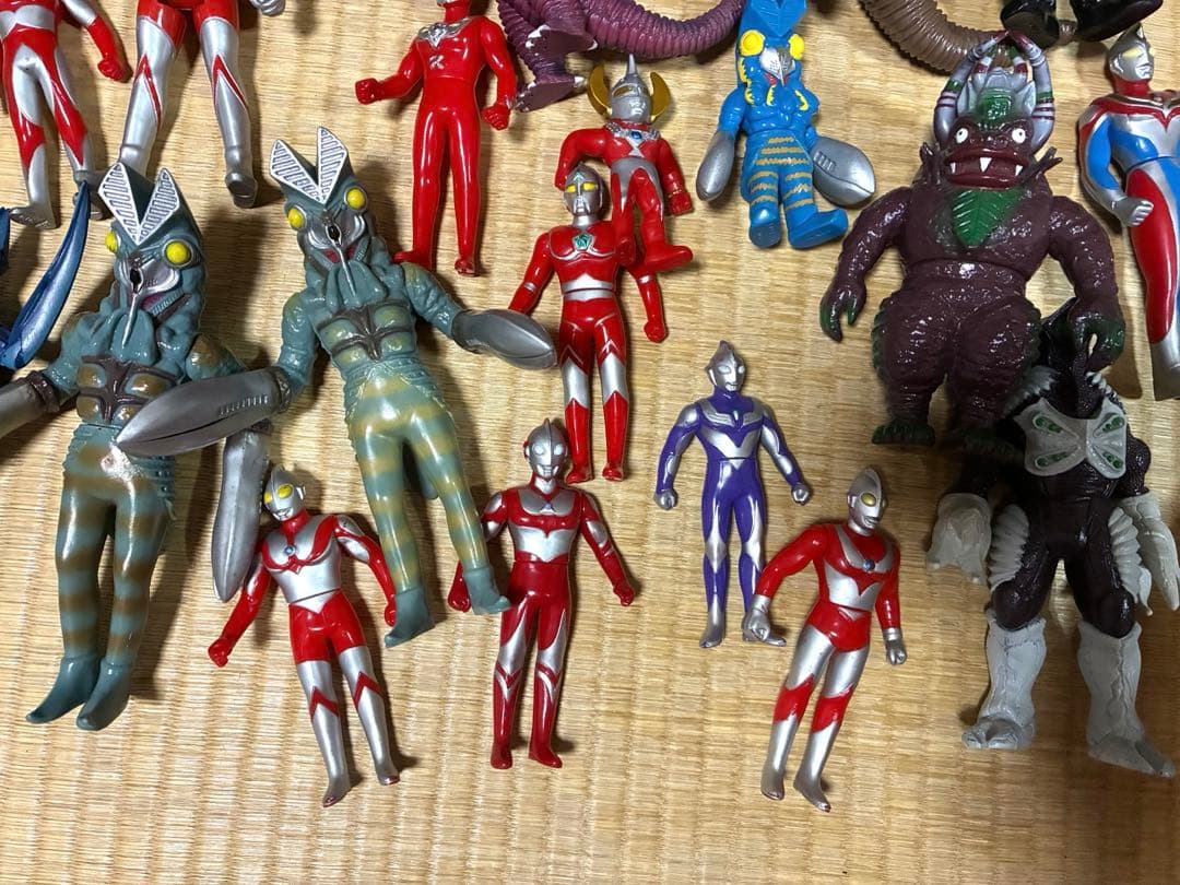 ウルトラマンシリーズ　ソフビフィギュア　可動フィギュアまとめ売り