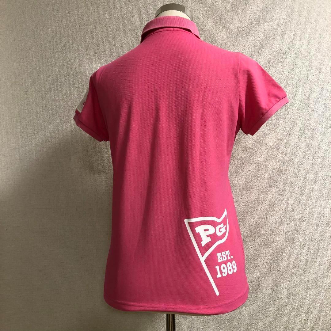パーリーゲイツ ゴルフ ポロシャツ 日本製 ピンク サイズ1