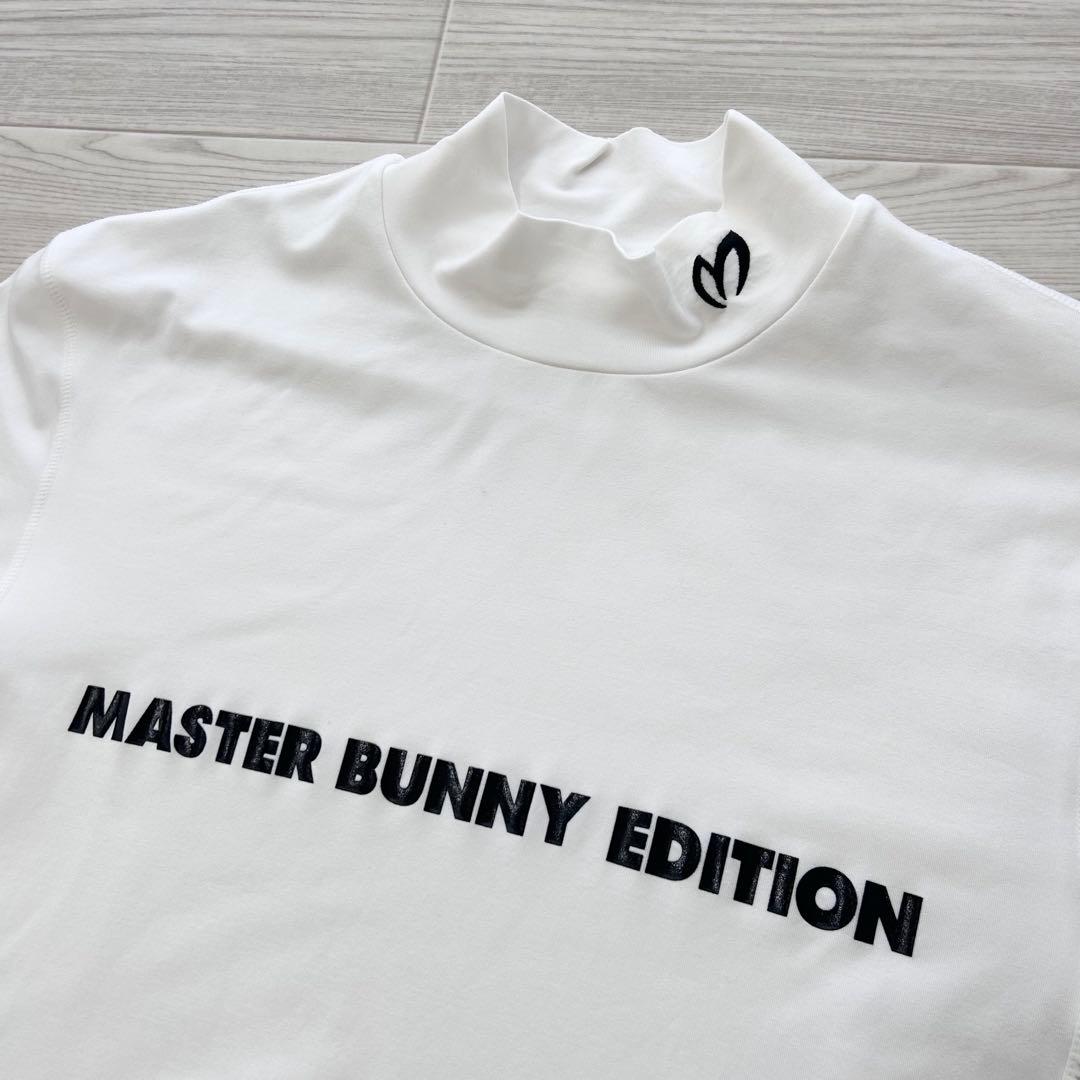 超美品　マスターバニーエディション　モックネック　半袖シャツ　ホワイト　サイズ5