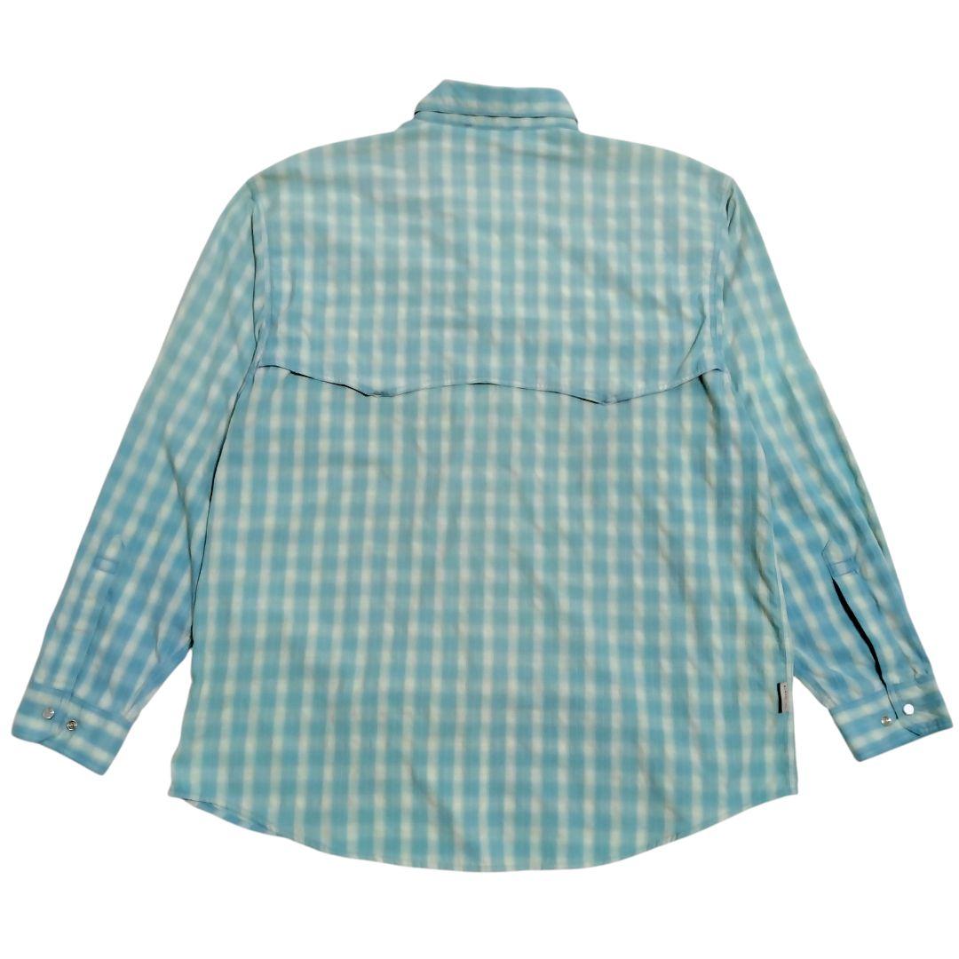 【サイズ2XL・オンブレチェック】シムス フィッシング ウエスタンシャツ 釣り
