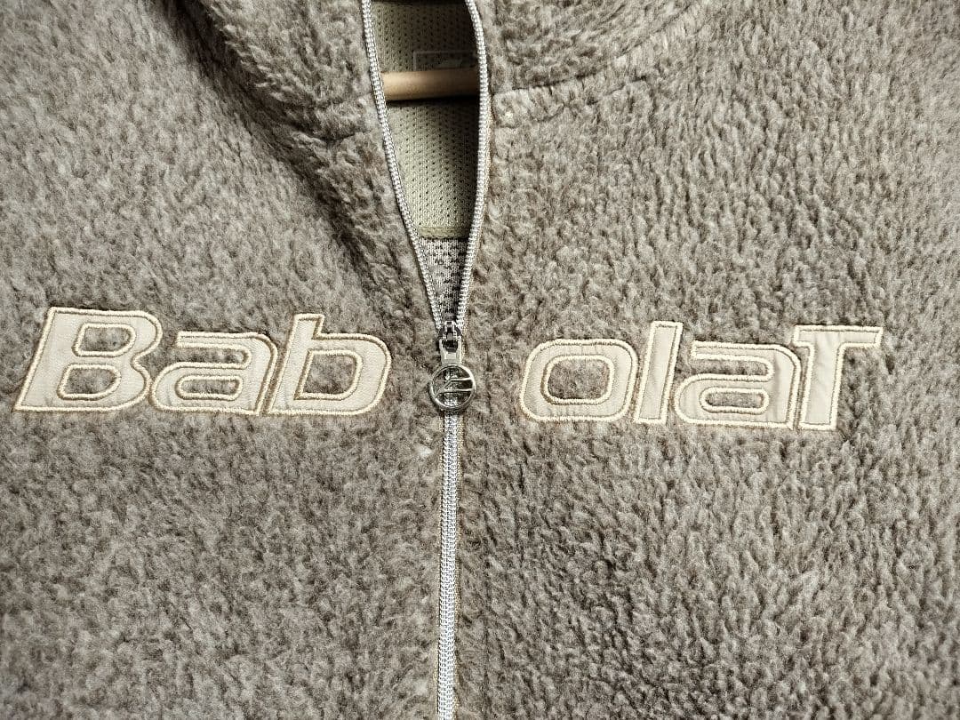 くみこ★Babolat テニスウェア ボアジャケット22FWレディースXL