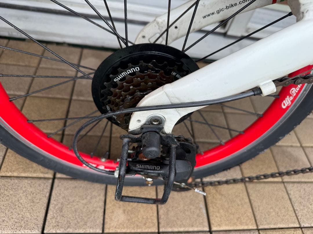 希少 アルファロメオ 20インチ 折り畳み自転車 ミニベロ 発送は要応談
