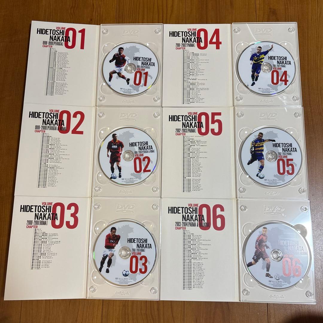 中田英寿 DVD-BOX ※トレーディングカードは未開封です。