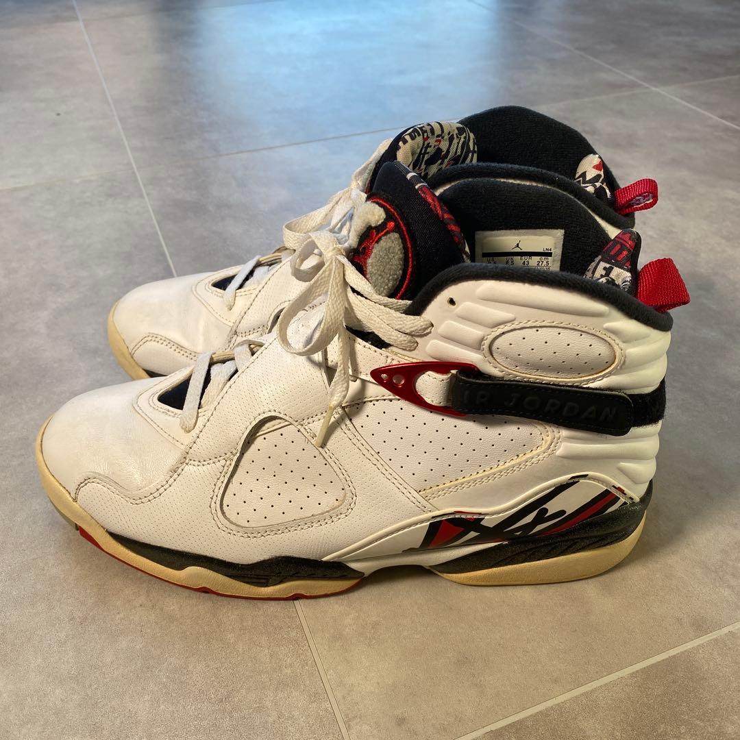 Air Jordan 8 ホワイト/レッド/ブラックALTERMATE