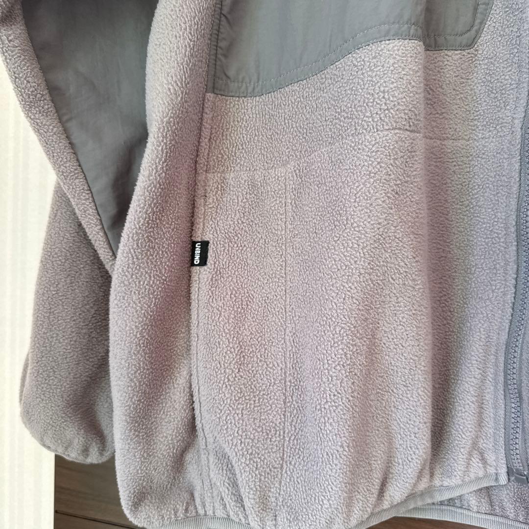 UNBIND GMIL FLEECE JACKET グレー　サイズM
