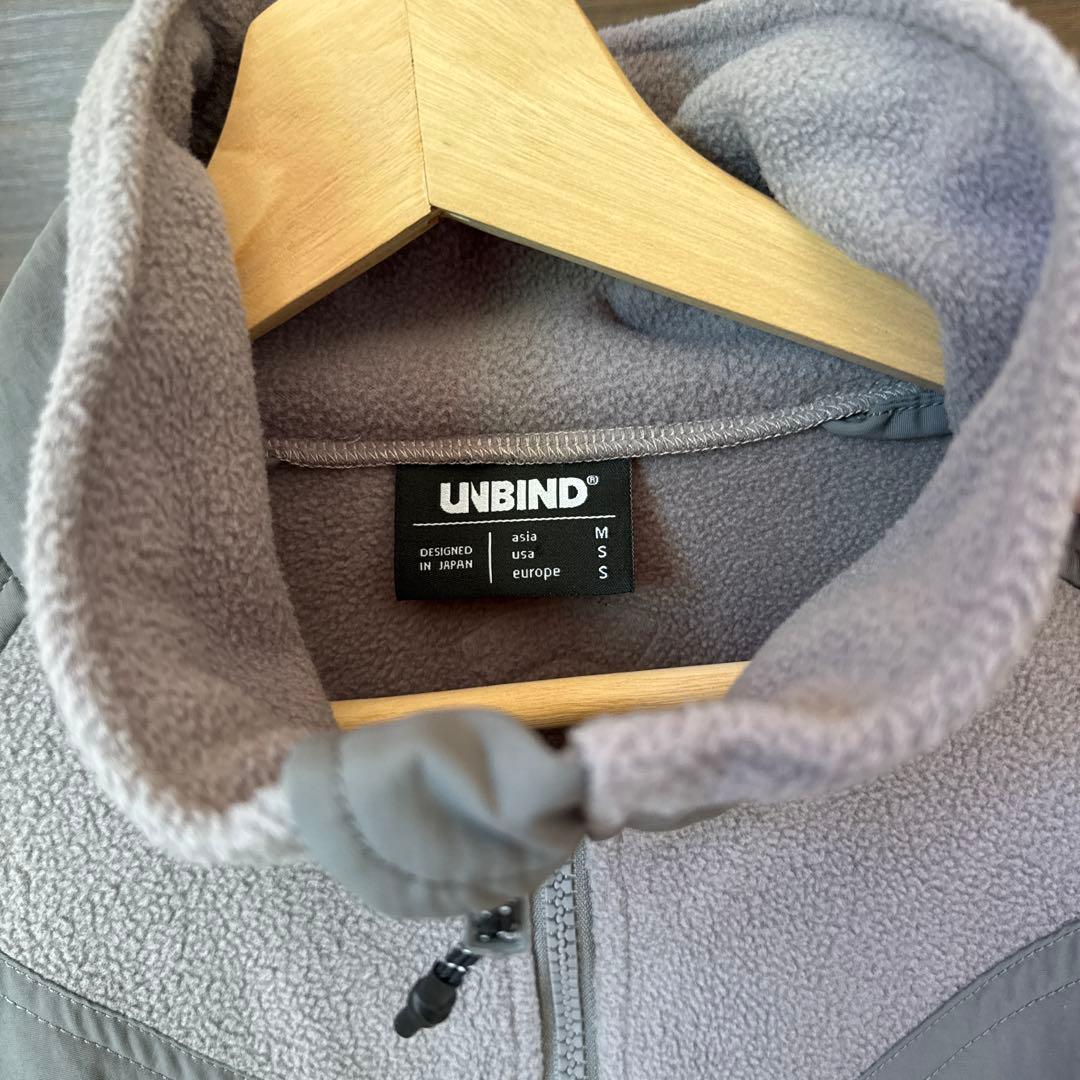 UNBIND GMIL FLEECE JACKET グレー　サイズM
