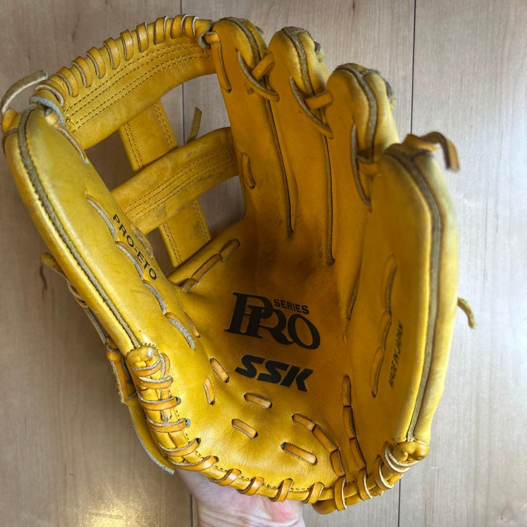 SSK 江藤モデル 日本製 PROSERIES ETOH 刻印 一般軟式用内野手