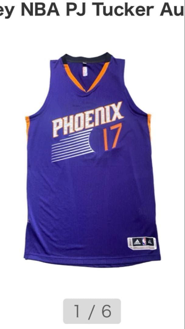 nba phoenix suns pj tucker サイン　ユニフォーム