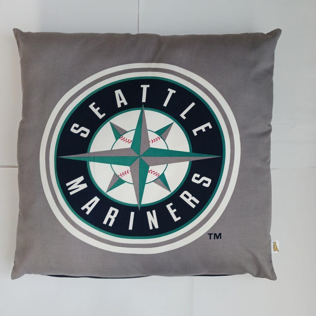 SEATTLE MARINERS ロゴクッション 68cm:2個セット