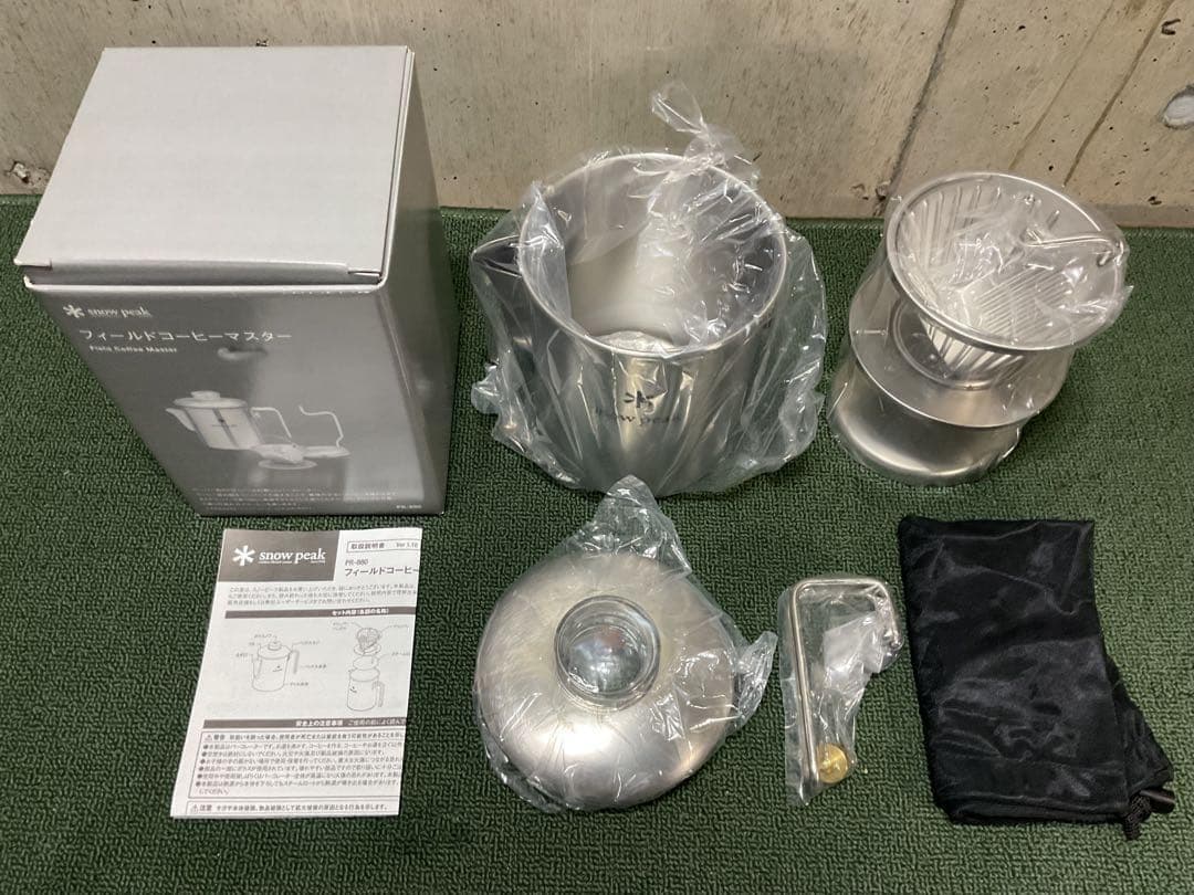 新品・未使用 フィールドコーヒーマスター スノーピーク  peak