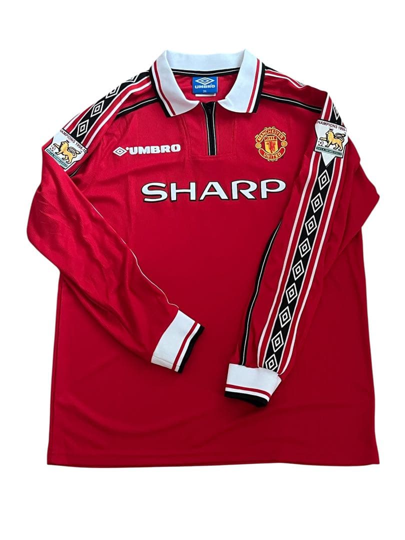 新品未使用 マンチェスターユナイテッド 98/99 ベッカムユニフォーム 2XL