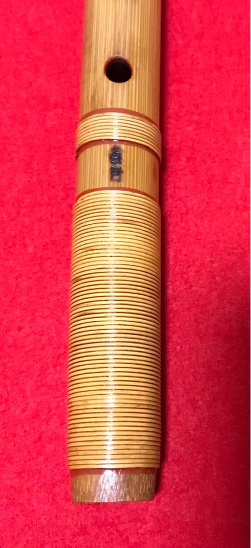 横笛191(篠笛)５本調子　ほぼ新品(㐂月) ケース付