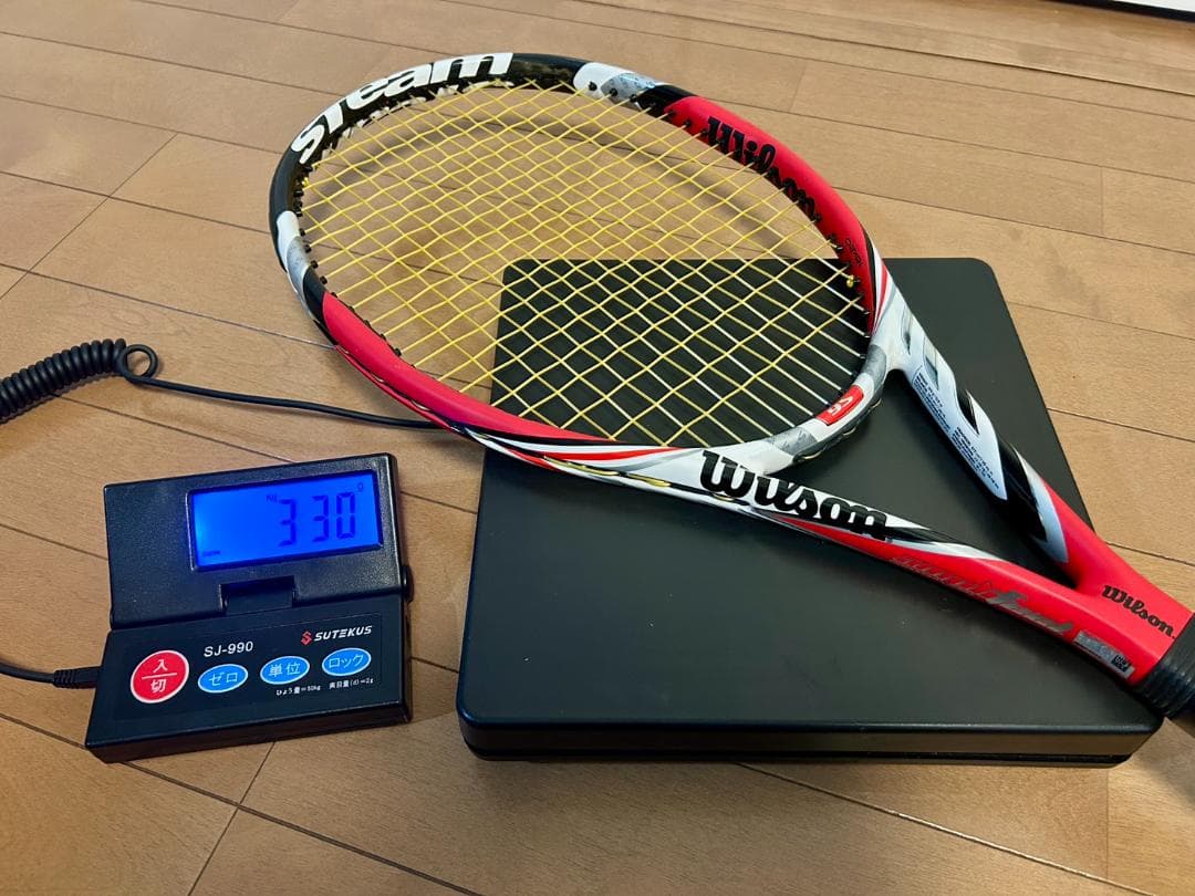 美品 Wilson Steam 95 G2 スチーム 錦織圭