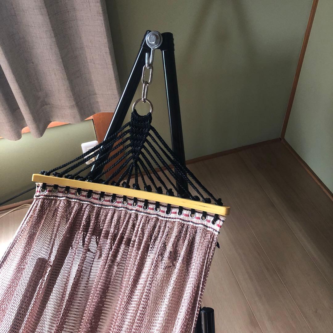 ハンモック 自立式 室内 屋内 折りたたみ