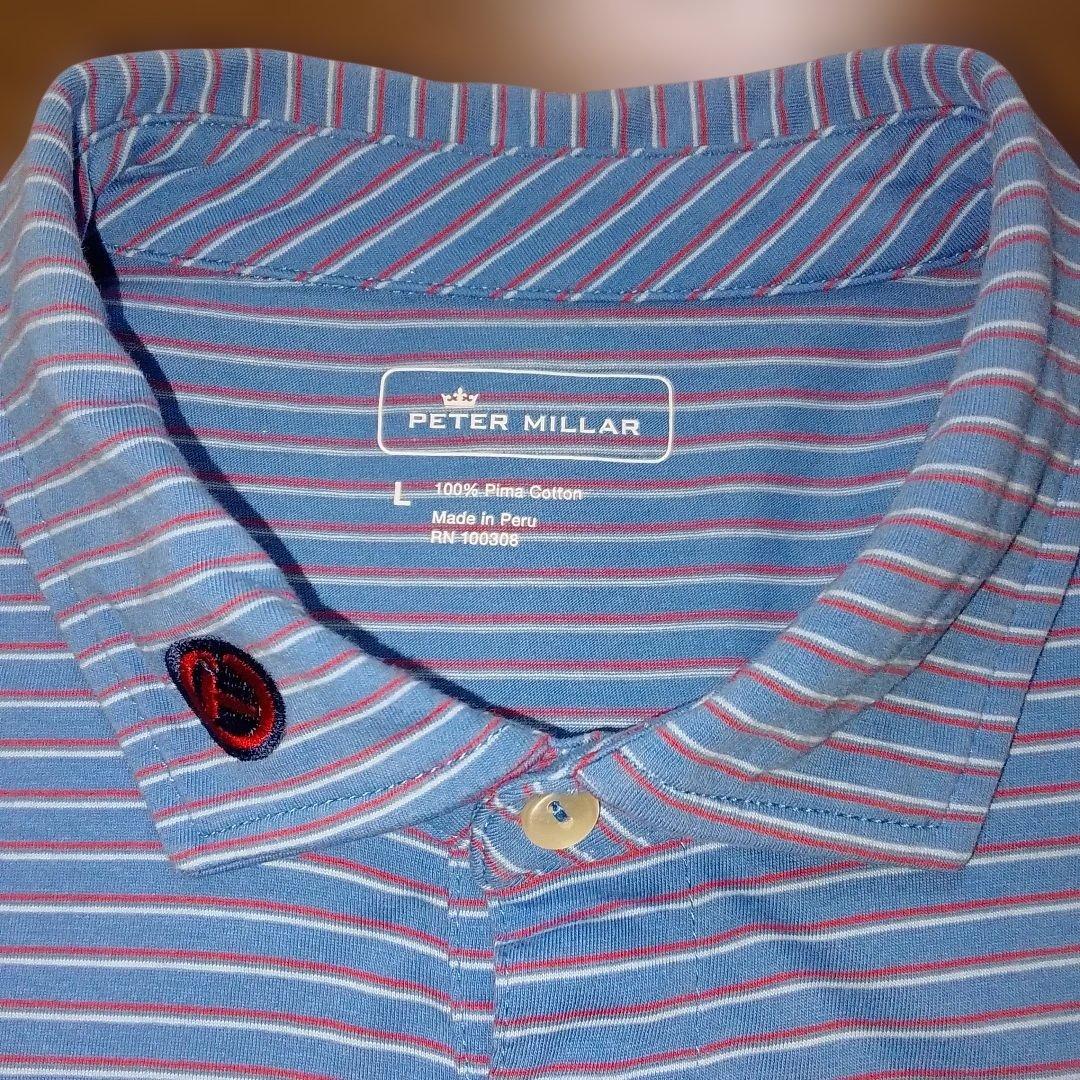 Scotty Cameron ゴルフポロシャツ L 青 PETER MILLAR