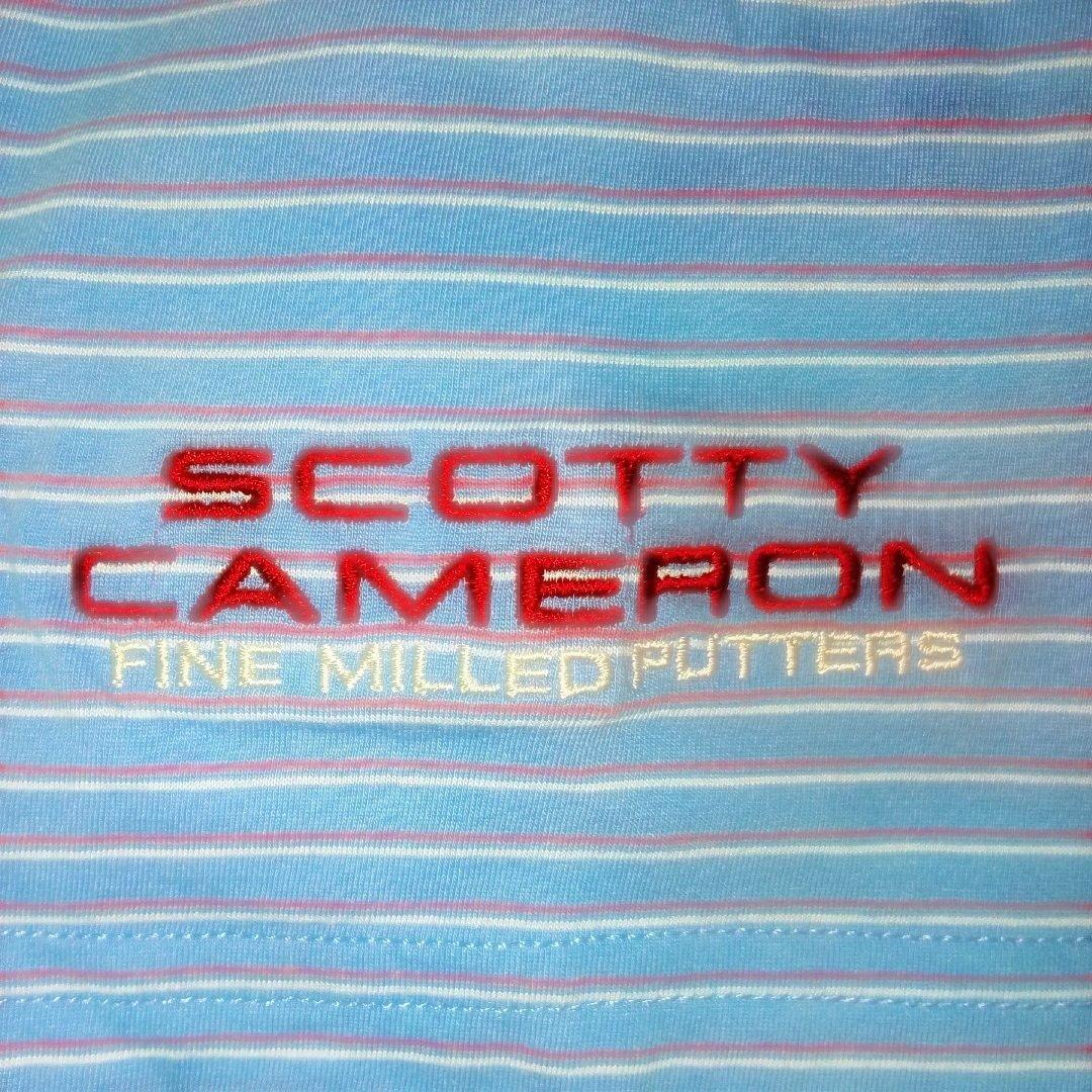 Scotty Cameron ゴルフポロシャツ L 青 PETER MILLAR