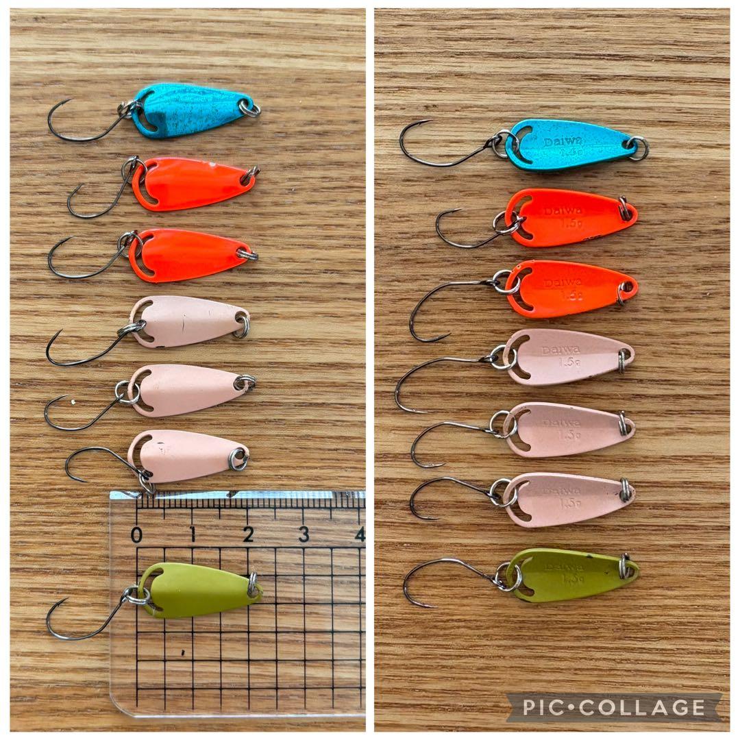 管釣り　エリアフィッシングル　スプーン　57個まとめ売り　エリアトラウト
