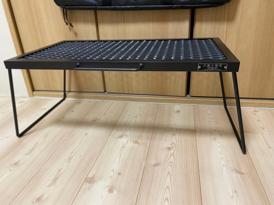 【美品】サンゾー工務店 アイアンテーブル ケース ワッペン ロダン