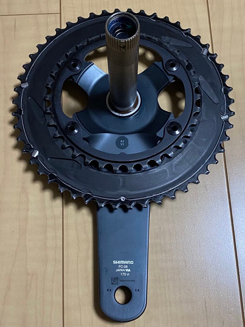 【美品】シマノクランク アルテグラ　FC-08 170mm 50/34T 11S