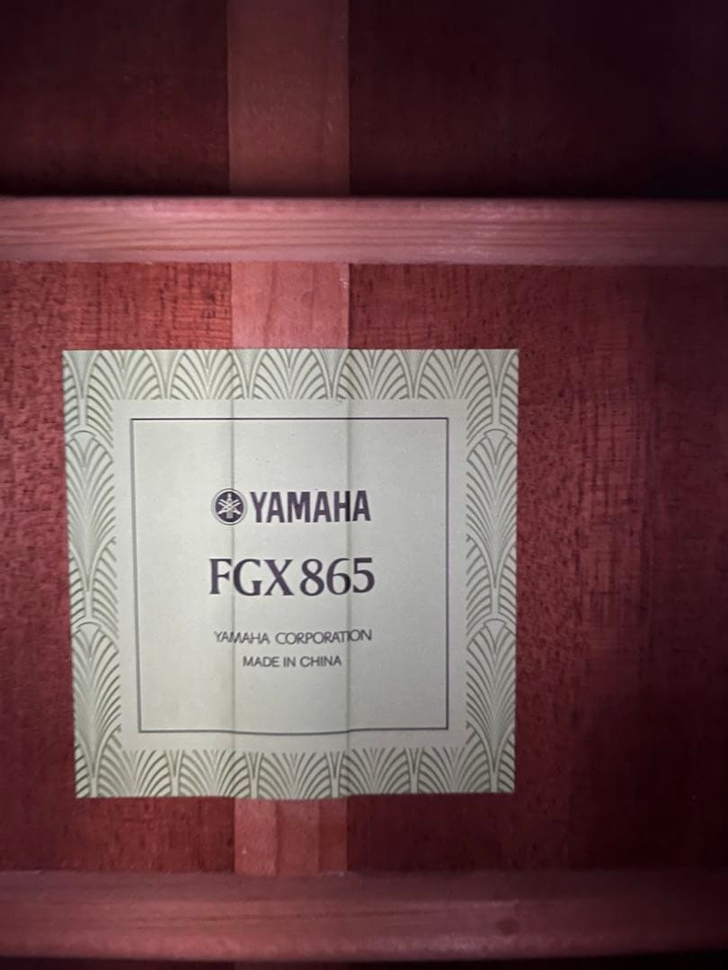 YAMAHA エレアコ FGX865 エレキギター オール単板
