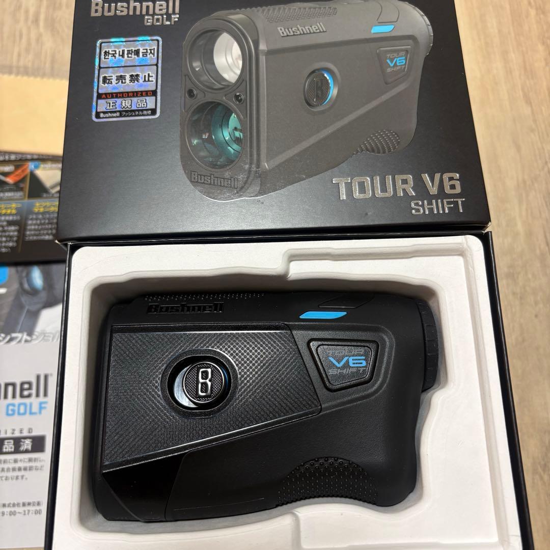 【新品】Bushnell Tour V6 Shift ゴルフ用距離計 ブラック