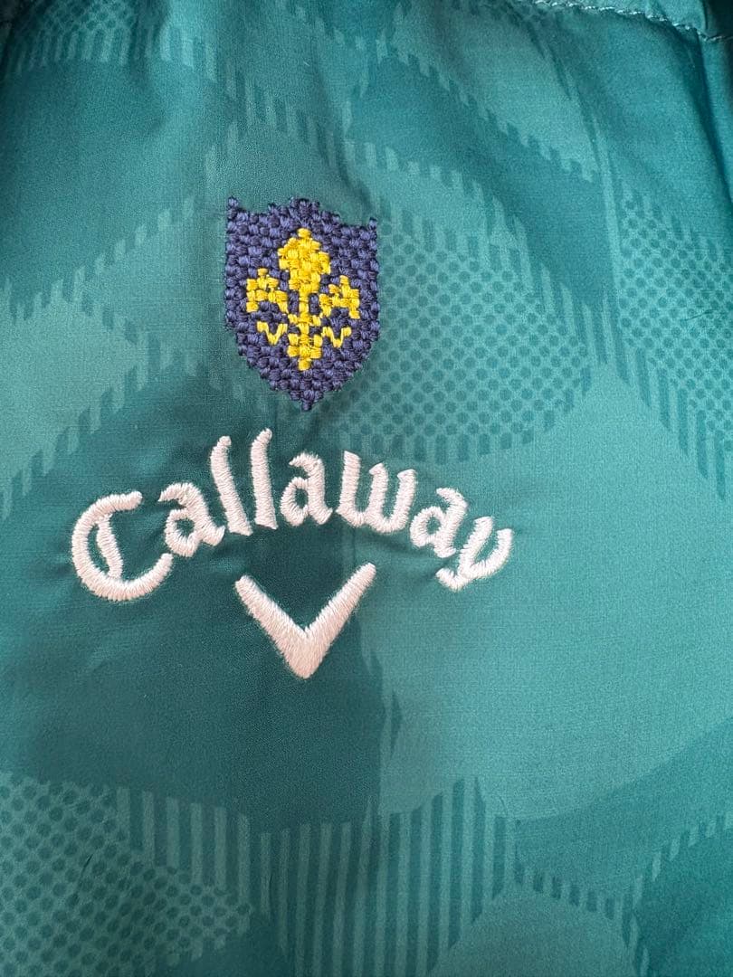 値下げ:美品Callaway 2wayグリーンジャケット　大きめサイズL
